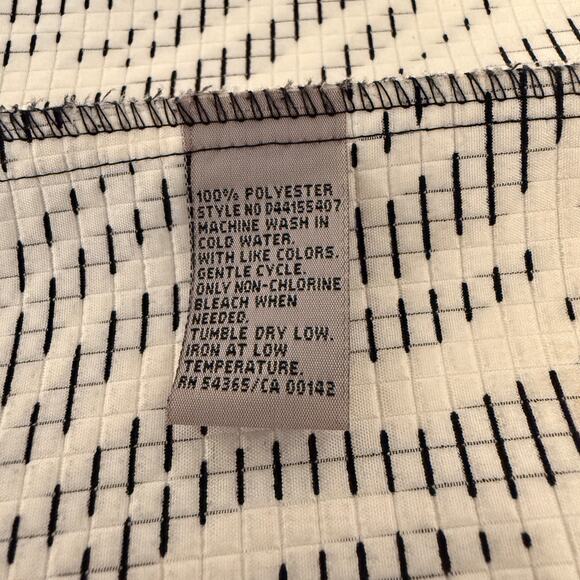 TanJay Zebra Print Collared Full Zip Quilted Jacket Size S Business Office Siren - Picture 7 of 9